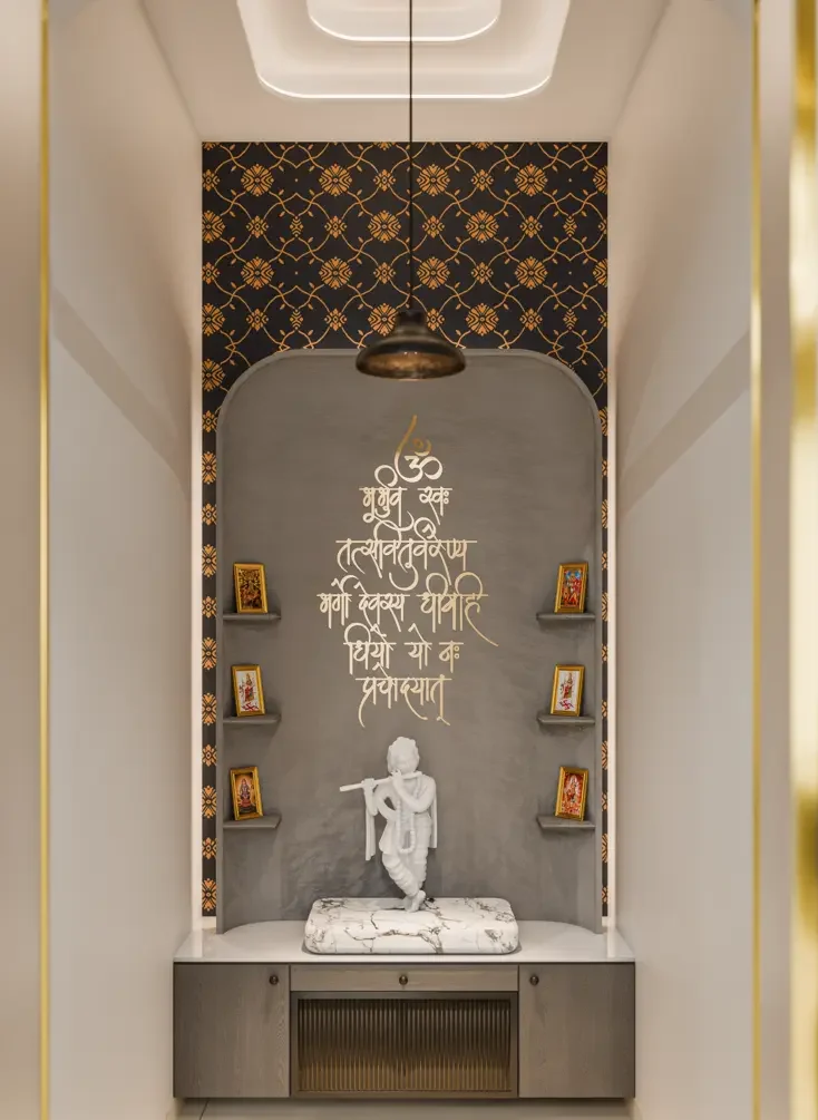 Pooja room interior
