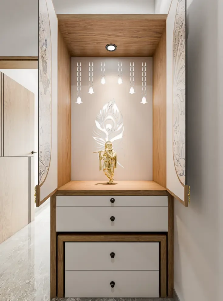 Pooja room interior