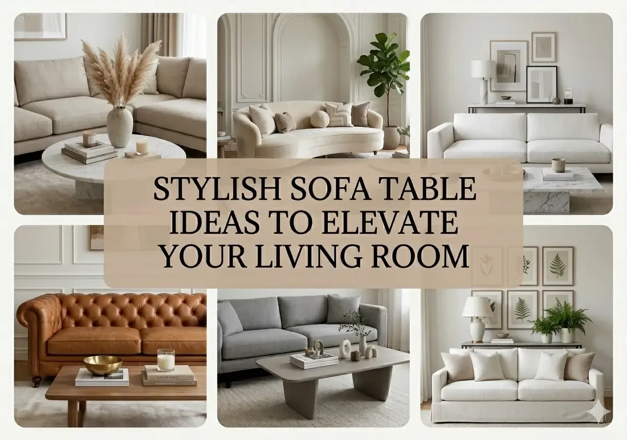 Sofa Table Ideas