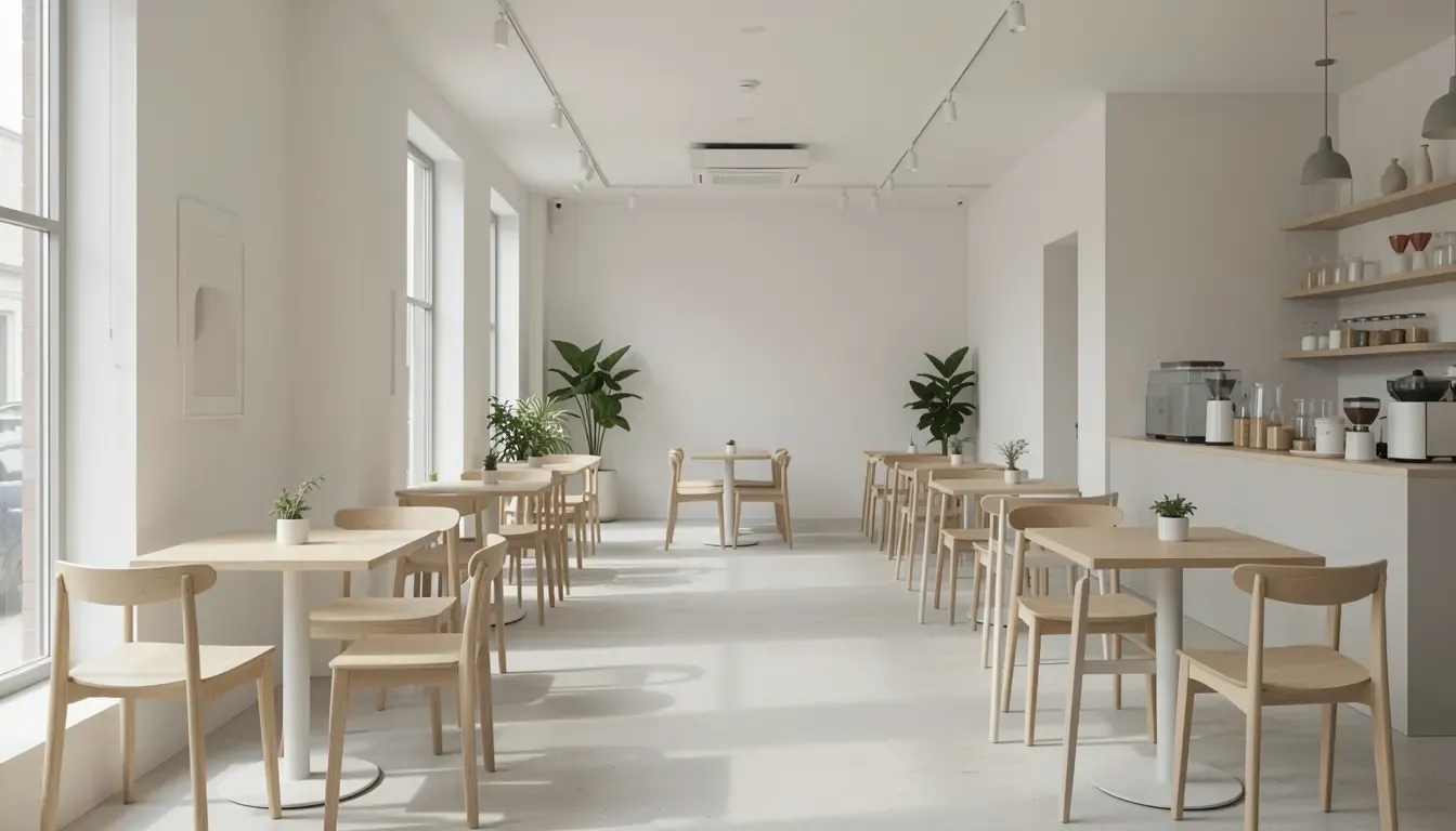 Modern Minimalist Cafe