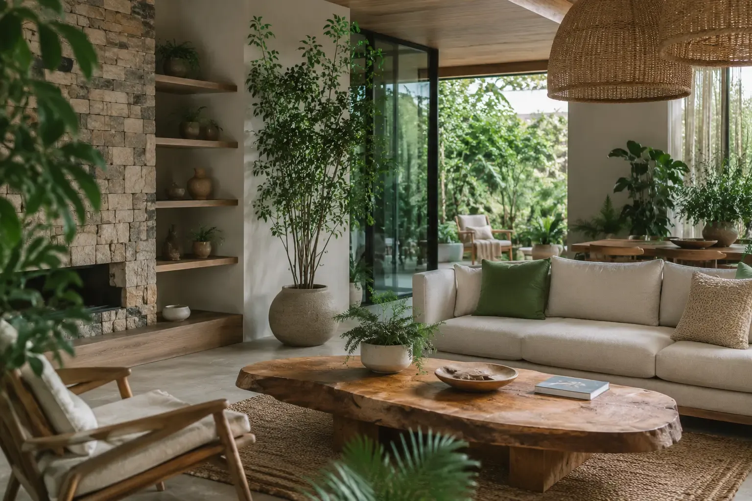 Biophilic interior design