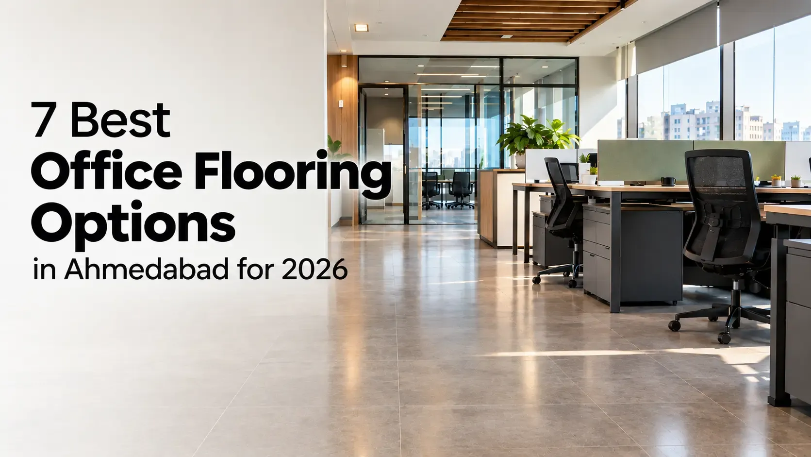 Read more about the article 7 Best Office Flooring Options in Ahmedabad for 2026