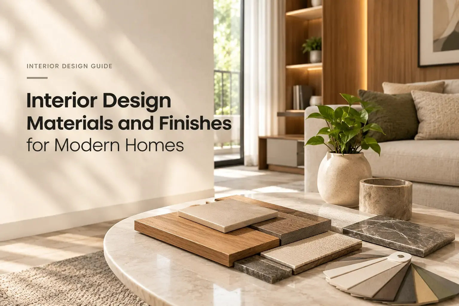Read more about the article Interior Design Materials and Finishes for Modern Homes