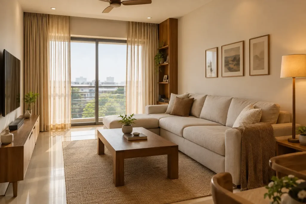 Warm and Simple Interiors.